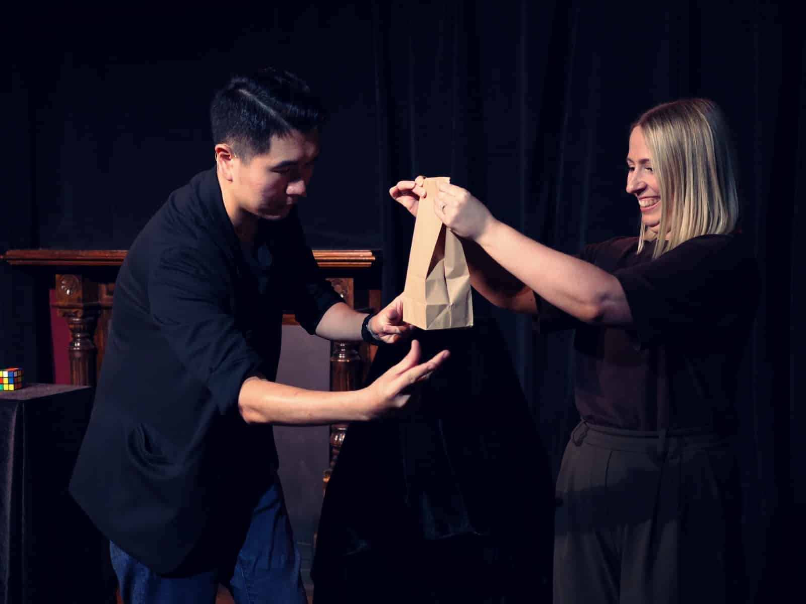 Professional Parlour magician performing live show