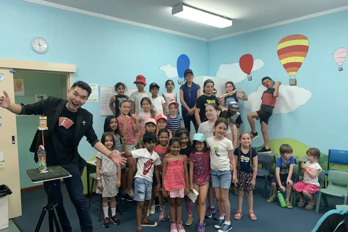 kids party magician Toby Z.